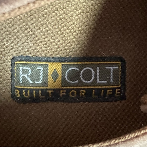 RJ Colt Built for Life Dress Work Shoes All Leather Brown Tan size 11 - Picture 8 of 9